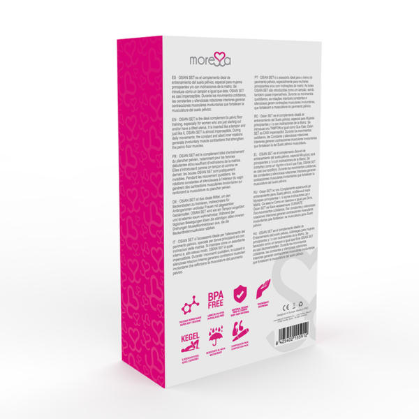 MORESSA OSIAN SET PREMIUM SILICONA ROSA - Imagen 4