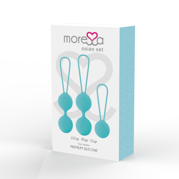 MORESSA OSIAN SET PREMIUM SILICONA TURQUESA - Imagen 3