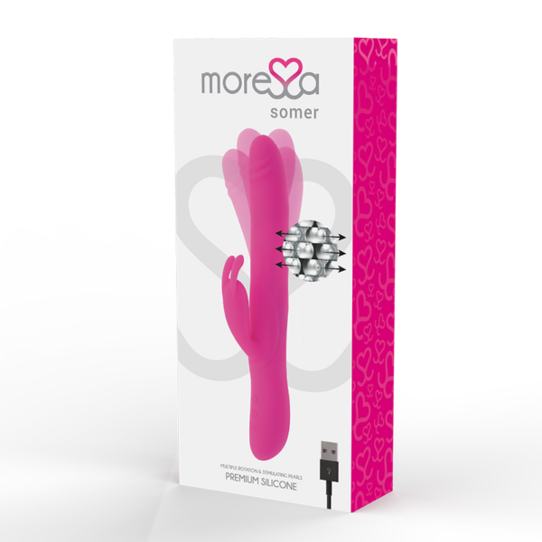 MORESSA SOMER VIBRADOR PREMIUM CON ROTACION MULTIPLE - Imagen 4