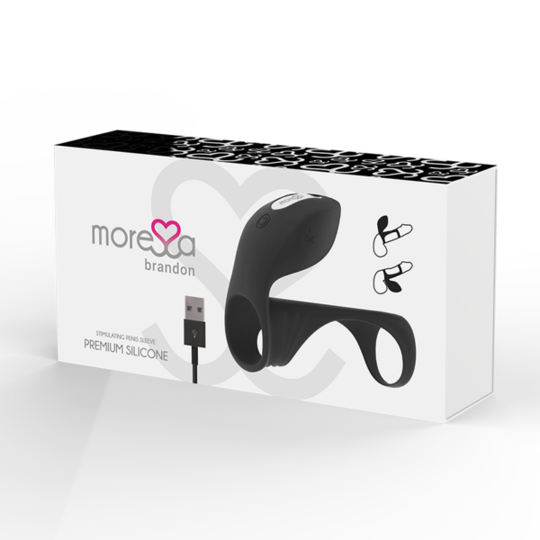MORESSA BRANDON ANILLO VIBRADOR CON FUNDA - Imagen 3