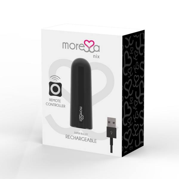 MORESSA NIX VIBRADOR CONTROL REMOTO NEGRO - Imagen 3