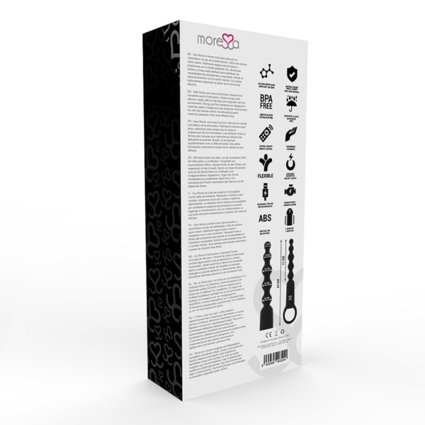 MORESSA RONIE CONTROL REMOTO PLACER ANAL NEGRO - Imagen 4