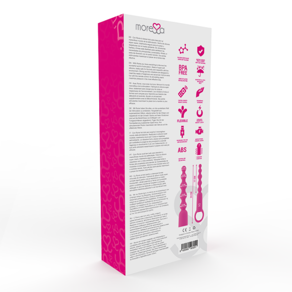 MORESSA RONIE CONTROL REMOTO PLACER ANAL ROSA - Imagen 4