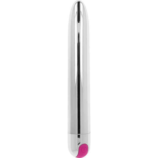OHMAMA VIBRADOR SILVER RECARGABLE 10 MODOS 18.5 CM - Imagen 2