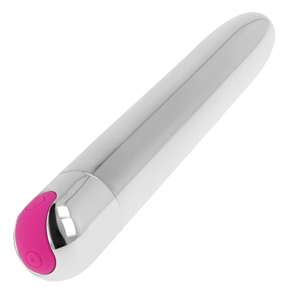 OHMAMA VIBRADOR SILVER RECARGABLE 10 MODOS 18.5 CM - Imagen 3