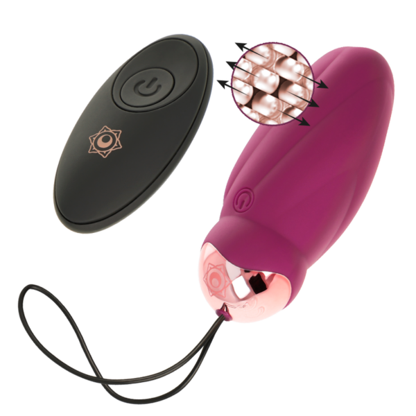 RITHUAL SITA HUEVO CONTROL REMOTO ROTACIÓN DE PERLAS + VIBRACIÓN - Imagen 2
