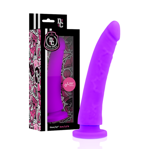 DELTA CLUB TOYS ARNES + DILDO LILA SILICONA MEDICA 17 X 3 CM - Imagen 3