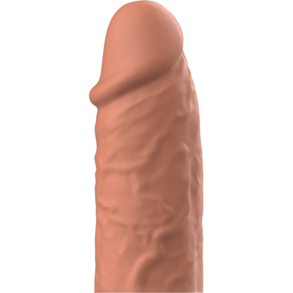 VIRILXL EXTENSION DE PENE LIQUID SILICONE V3 MARRON - Imagen 3