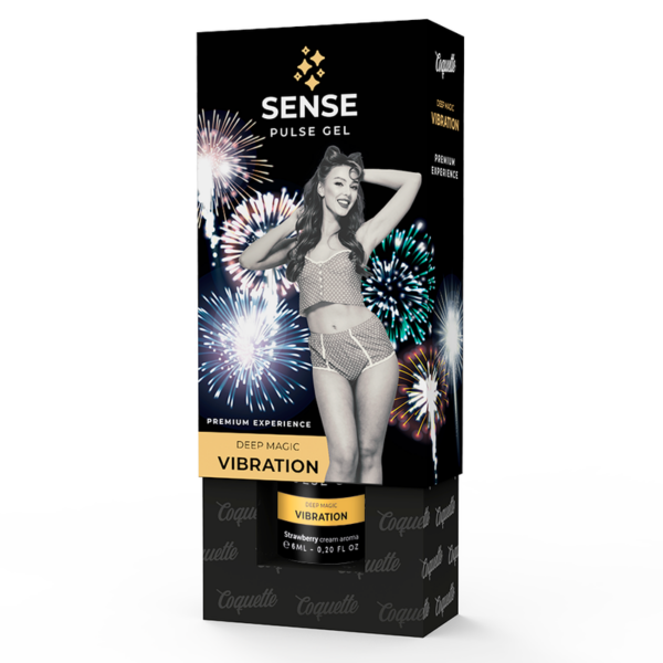 COQUETTE CHIC DESIRE PULSE GEL FRESA VIBRACIÓN LIQUIDA PREMIUM 6ML - Imagen 2