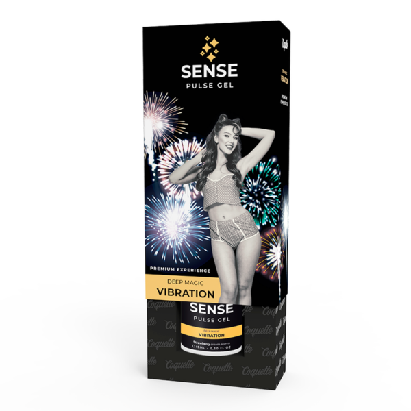 COQUETTE CHIC DESIRE PULSE GEL FRESA VIBRACIÓN LIQUIDA PREMIUM 15ML - Imagen 2