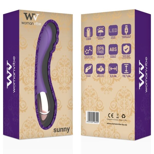WOMANVIBE SUNNY VIBRADOR RECARGABLE SILICONA - Imagen 2