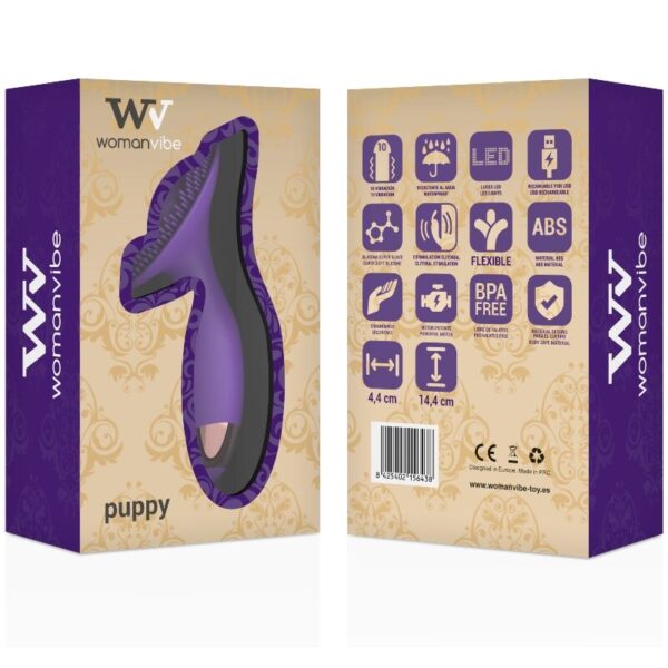 WOMANVIBE PUPPY ESTIMULADOR RECARGABLE SILICONA - Imagen 2