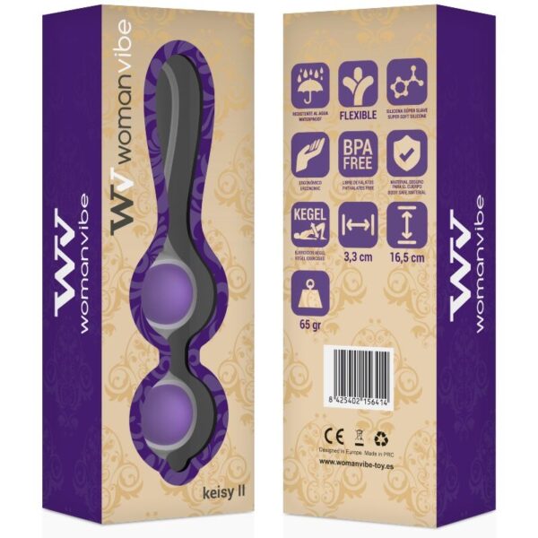 WOMANVIBE KEISY II BOLAS SILICONA - Imagen 2