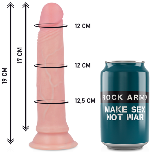 ROCKARMY HARNESS + LIQUID SILICONE DILDO PREMIUM AVENGER 19CM - Imagen 3