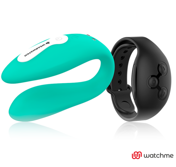 WEARWATCH VIBRADOR DUAL TECHNOLOGY WATCHME AGUAMARINA / AZABACHE - Imagen 2
