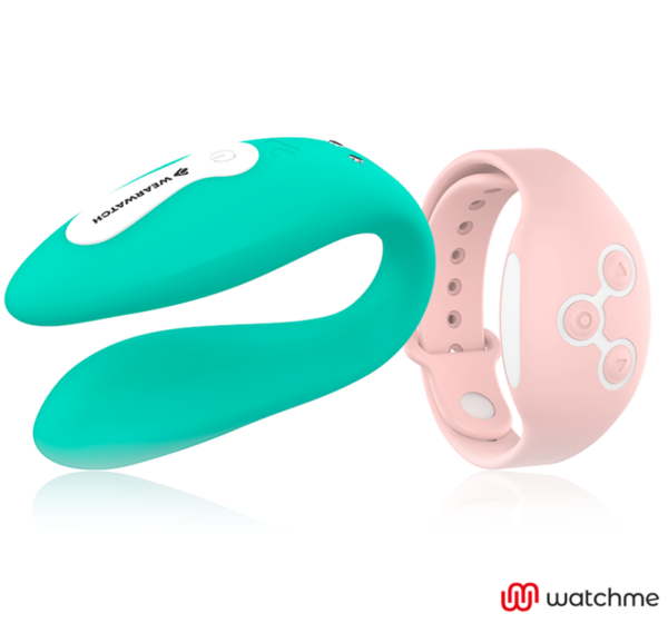 WEARWATCH VIBRADOR DUAL TECHNOLOGY WATCHME AGUA MARINA / ROSA - Imagen 2