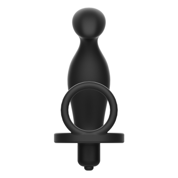ADDICTED TOYS  PLUG ANAL CON ANILLO SILICONA NEGRO - Imagen 5
