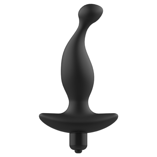 ADDICTED TOYS  MASAJEADOR ANAL CON VIBRACIÓN NEGRO - Imagen 2