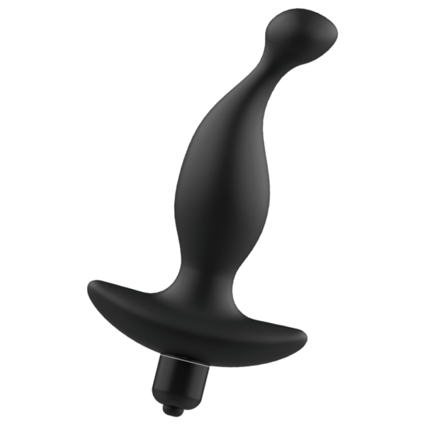ADDICTED TOYS  MASAJEADOR ANAL CON VIBRACIÓN NEGRO - Imagen 3