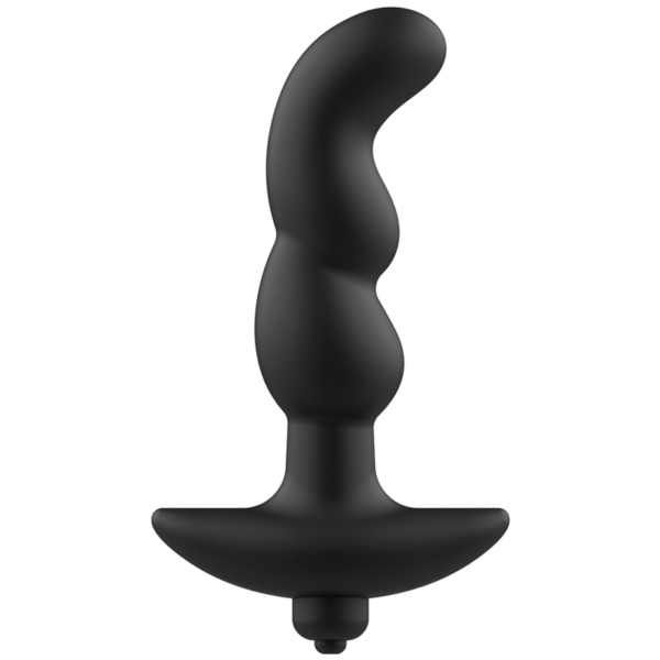 ADDICTED TOYS  MASAJEADOR ANAL CON VIBRACIÓN NEGRO - Imagen 2