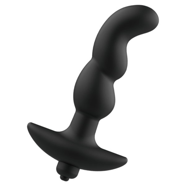 ADDICTED TOYS  MASAJEADOR ANAL CON VIBRACIÓN NEGRO - Imagen 4