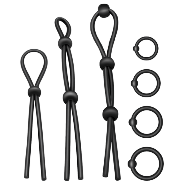 ADDICTED TOYS KIT DE 7 ANILLAS SILICONA FLEXIBLE - Imagen 2