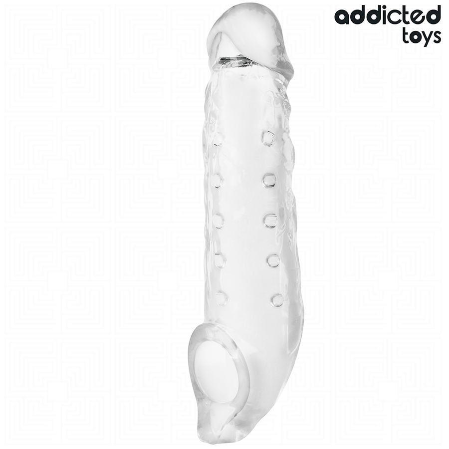 ADDICTED TOYS - FUNDA PARA EL PENE TRANSPARENTE TALLA S 23 CM - Imagen 2