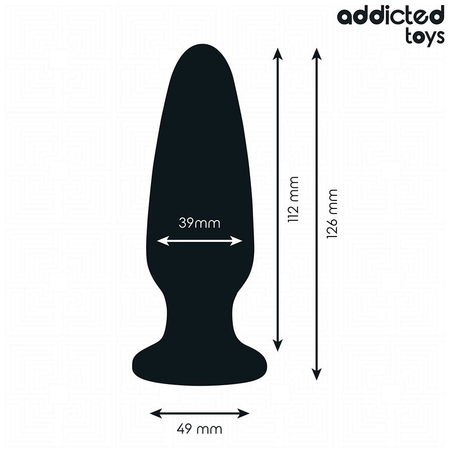 ADDICTED TOYS - PLUG ANAL CON JOYA SILICONA TALLA L 12,6 CM - Imagen 4