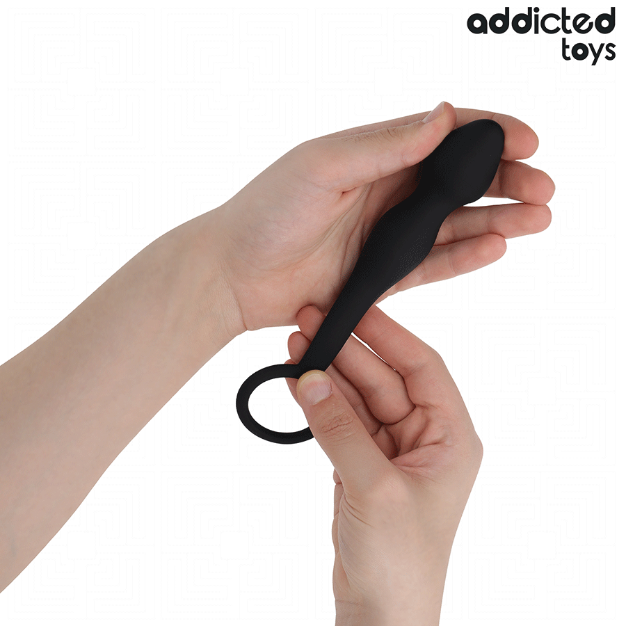ADDICTED TOYS - PLUG ANAL CON ANILLO SILICONA MODELO 3 - Imagen 3