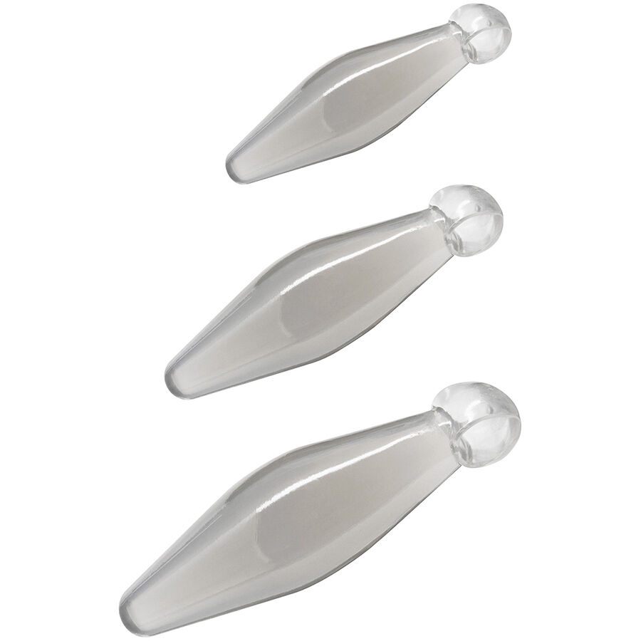 TOYJOY - ANAL PLAY RIMMER DE DEDO 3 PIEZAS TRANSPARENTE