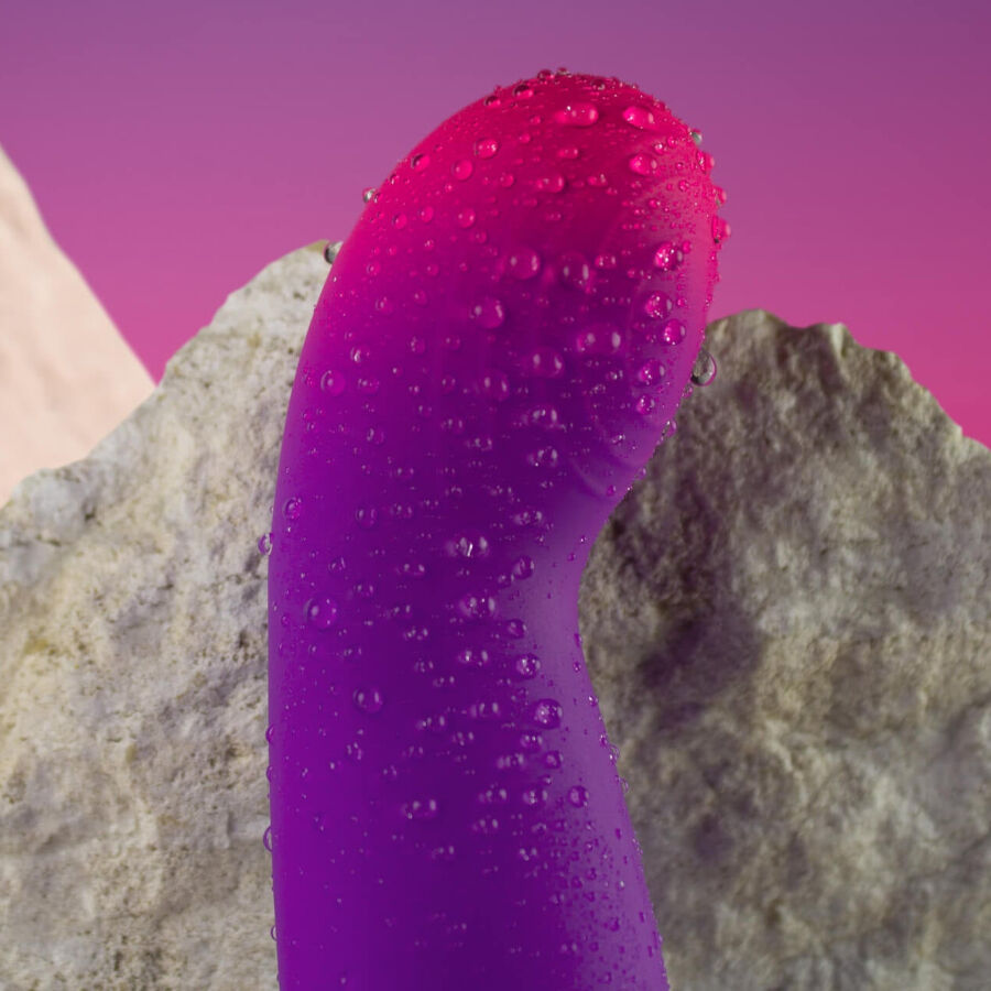 ROCKS- OFF - GLOW GIRL VIBE VIBRADOR G-SPOT DISCRETO MORADO - Imagen 3