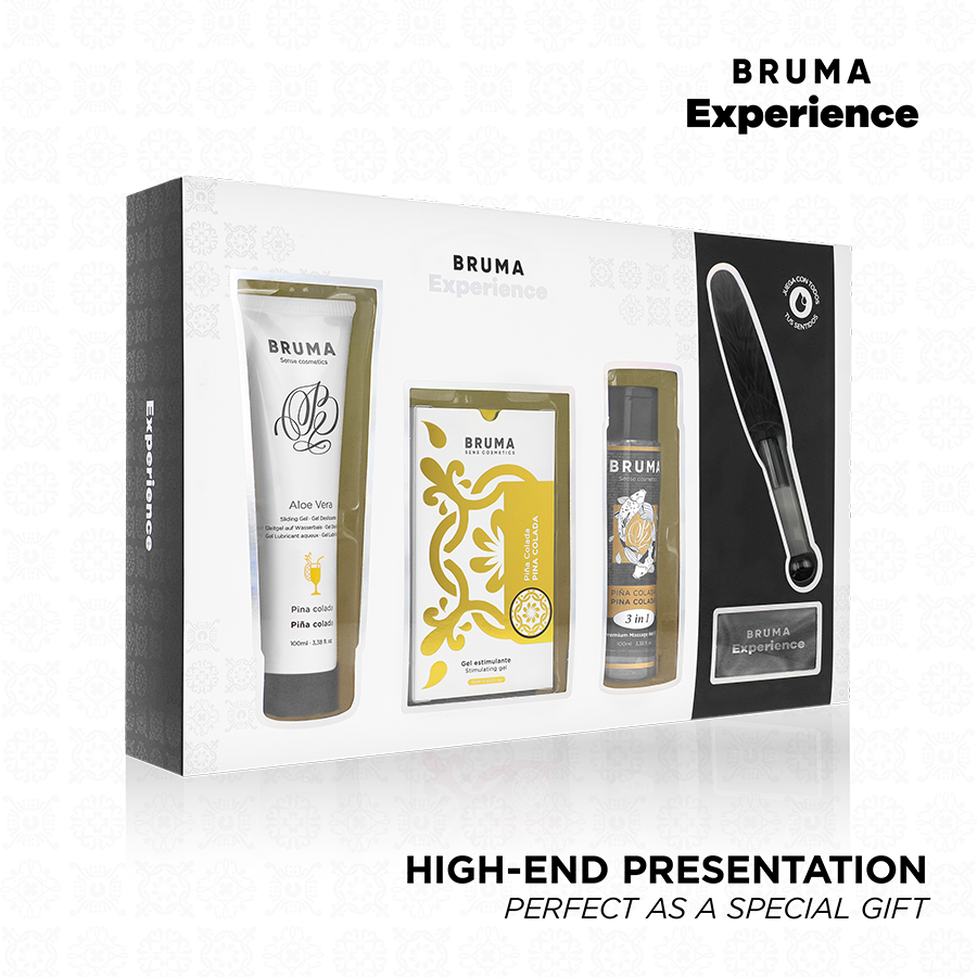 BRUMA XPERIENCE - PACK TENTACIÓN DULCE PIÑA COLADA CON POTENCIADOR DE ORGASMOS