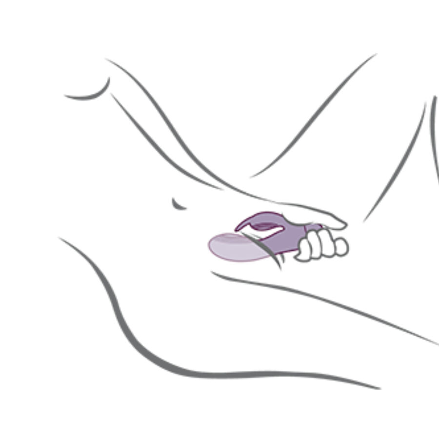 ROCKS- OFF - GLO- GIRL VIBRADOR RABBIT MORADO - Imagen 5