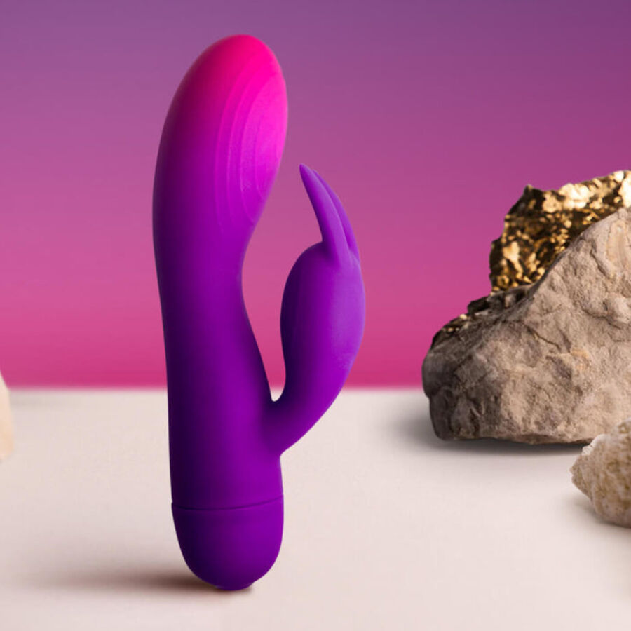 ROCKS- OFF - GLO- GIRL VIBRADOR RABBIT MORADO - Imagen 3