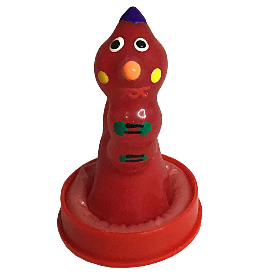 CONDOMERIE - PRESERVATIVO DECORATIVO PINTADO A MANO GUSANO - Imagen 3