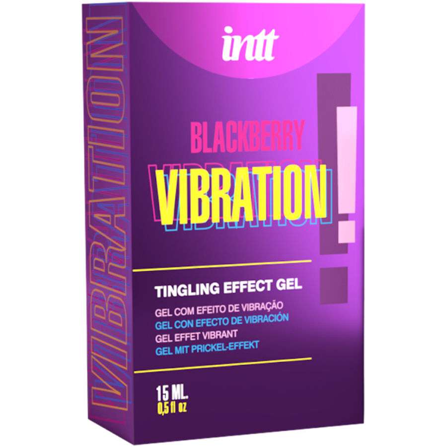 INTT RELEASES - GEL VIBRADOR LÍQUIDO SABOR MORA 15 ML - Imagen 2