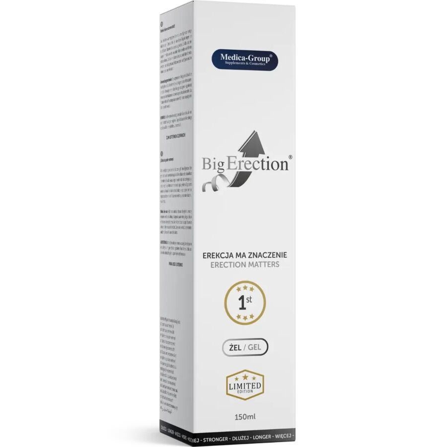 MEDICA GROUP - BIG ERECTION GEL ÍNTIMO PARA HOMBRE 150 ML - Imagen 2