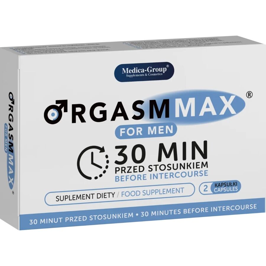 Orgasm Max For Men  Complemento Alimenticio Natural para Potenciar la Vitalidad y el Rendimiento Sexual Masculino