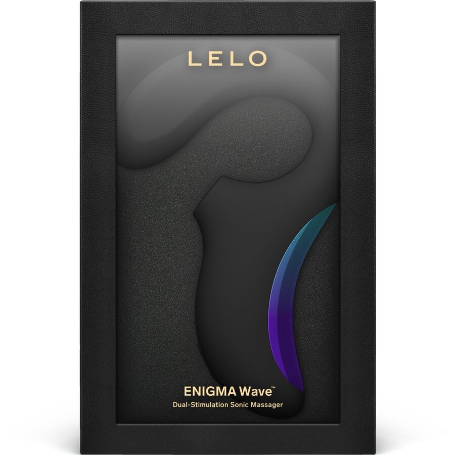 LELO - ENIGMA WAVE MASAJEADOR TRIPLE VIBRACIÓN NEGRO - Imagen 4