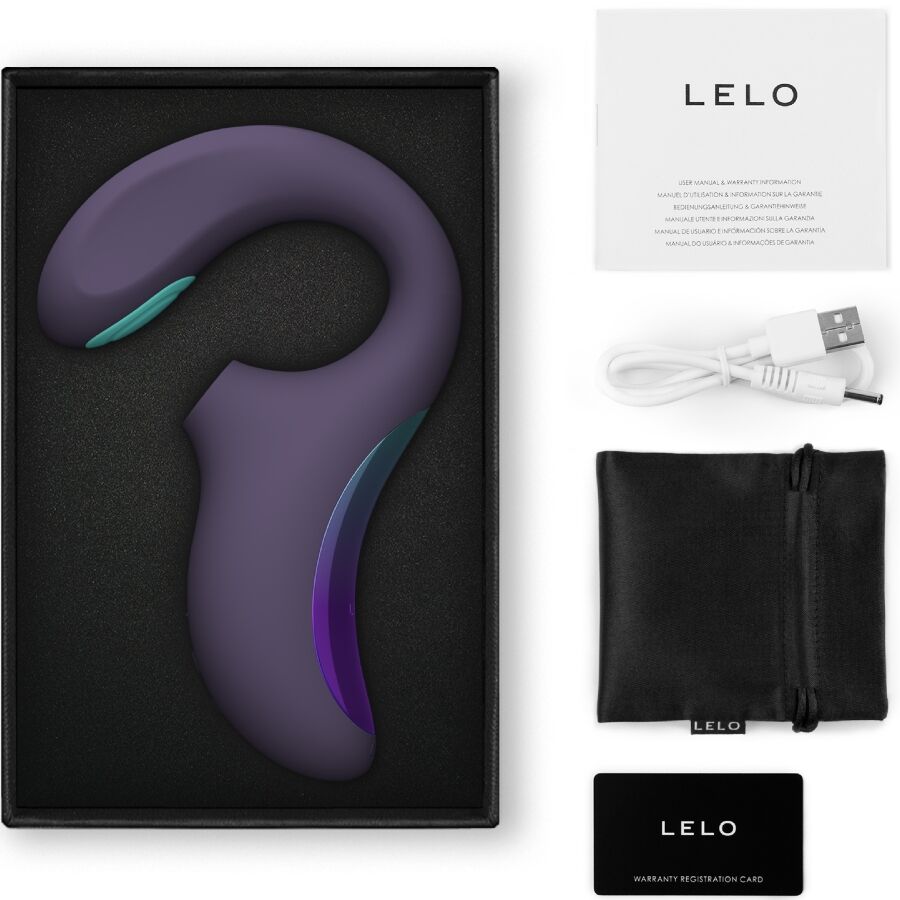 LELO - ENIGMA DOUBLE SONIC VIBRADOR PUNTO G MORADO - Imagen 3