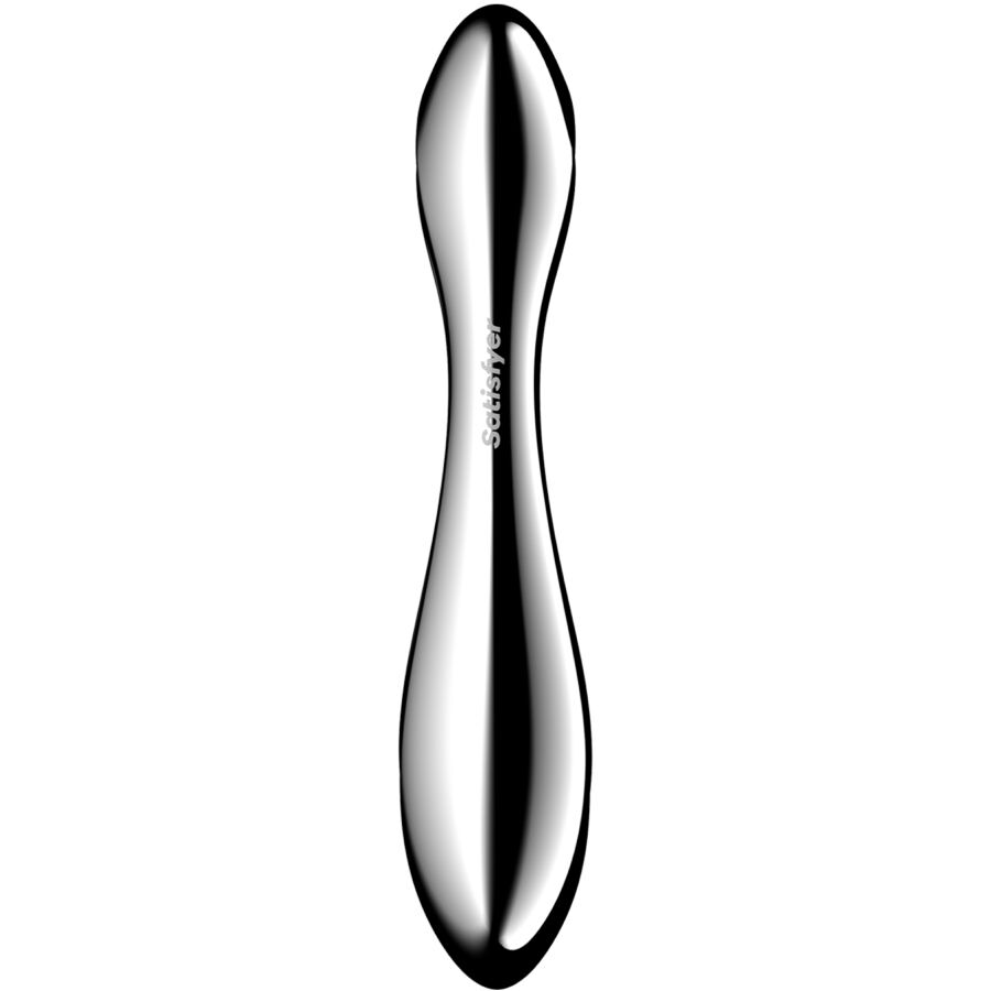 SATISFYER - PURE GRAVITY 2 DILDO ACERO INOXIDABLE DOBLE USO - Imagen 4