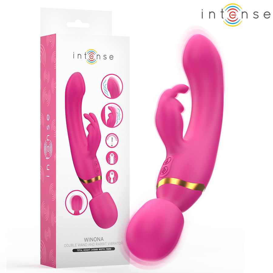 INTENSE - WINONA DOBLE VIBRADOR RABBIT WAND