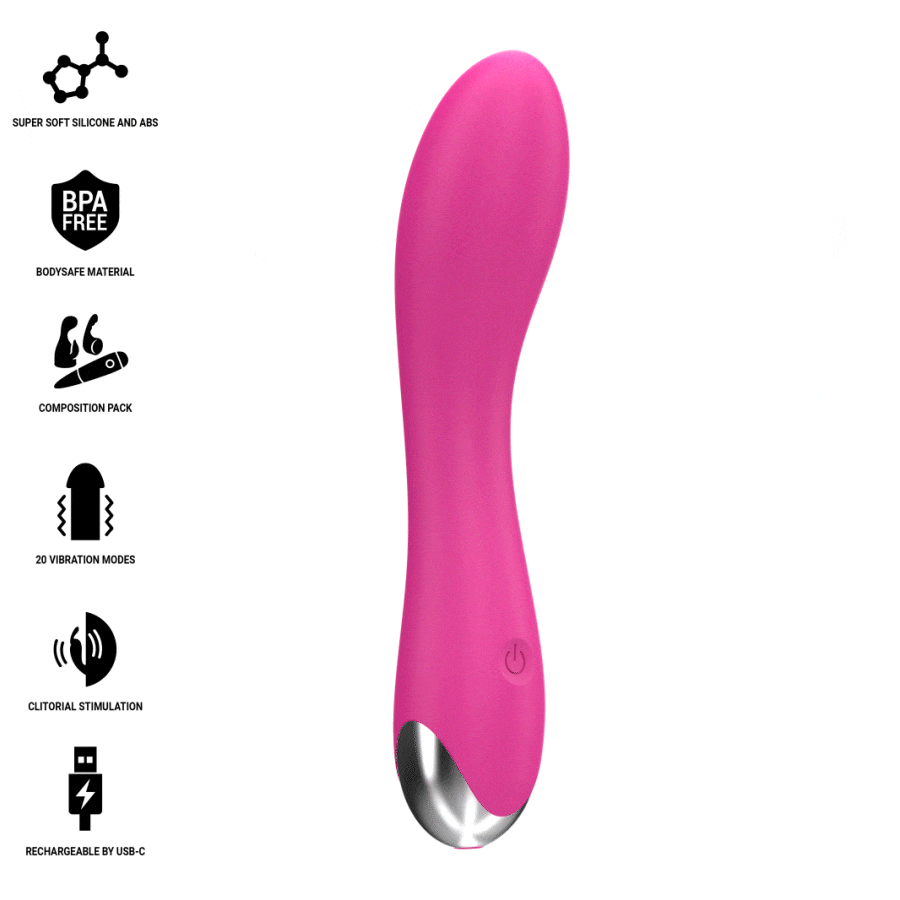 INTENSE - CHER VIBRADOR 20 PATRONES CON CABEZALES INTERCAMBIABLES - Imagen 2